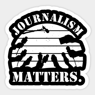 Journalism Matters Support Journalist Freedom Of Sticker